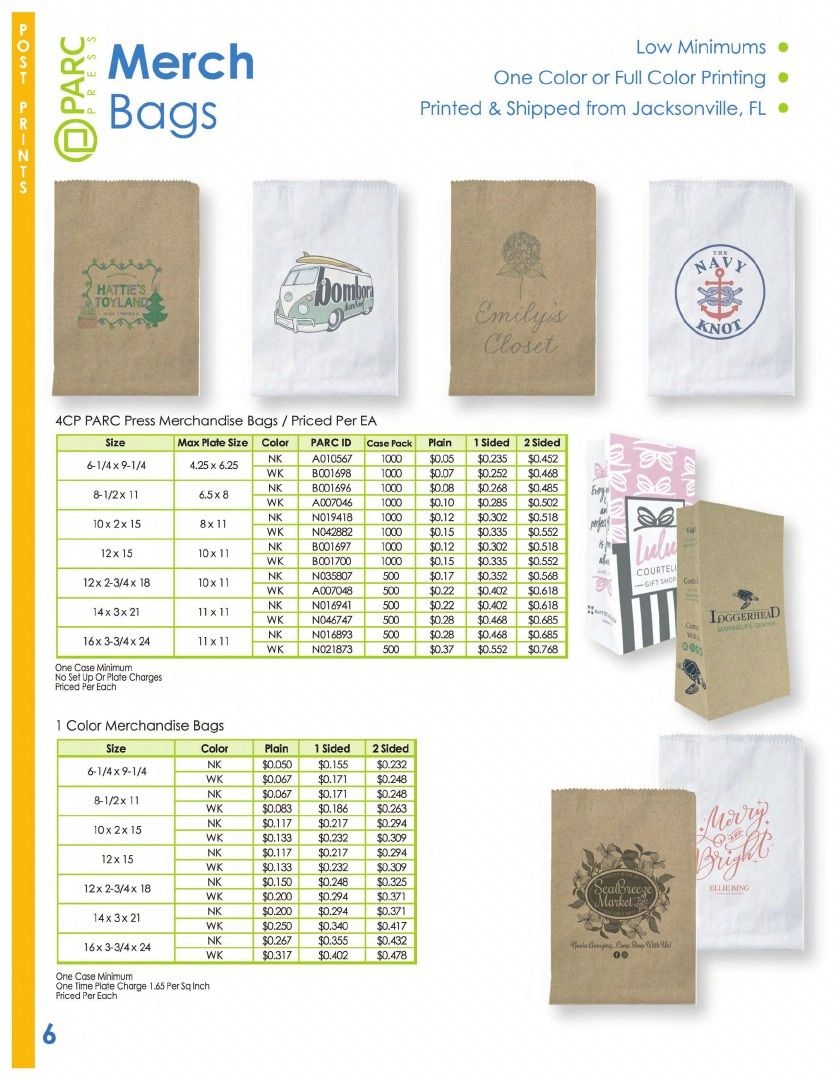 PARC Packaging Packaging Products Catalog Weekly Ad January 1 - December 31, 2026