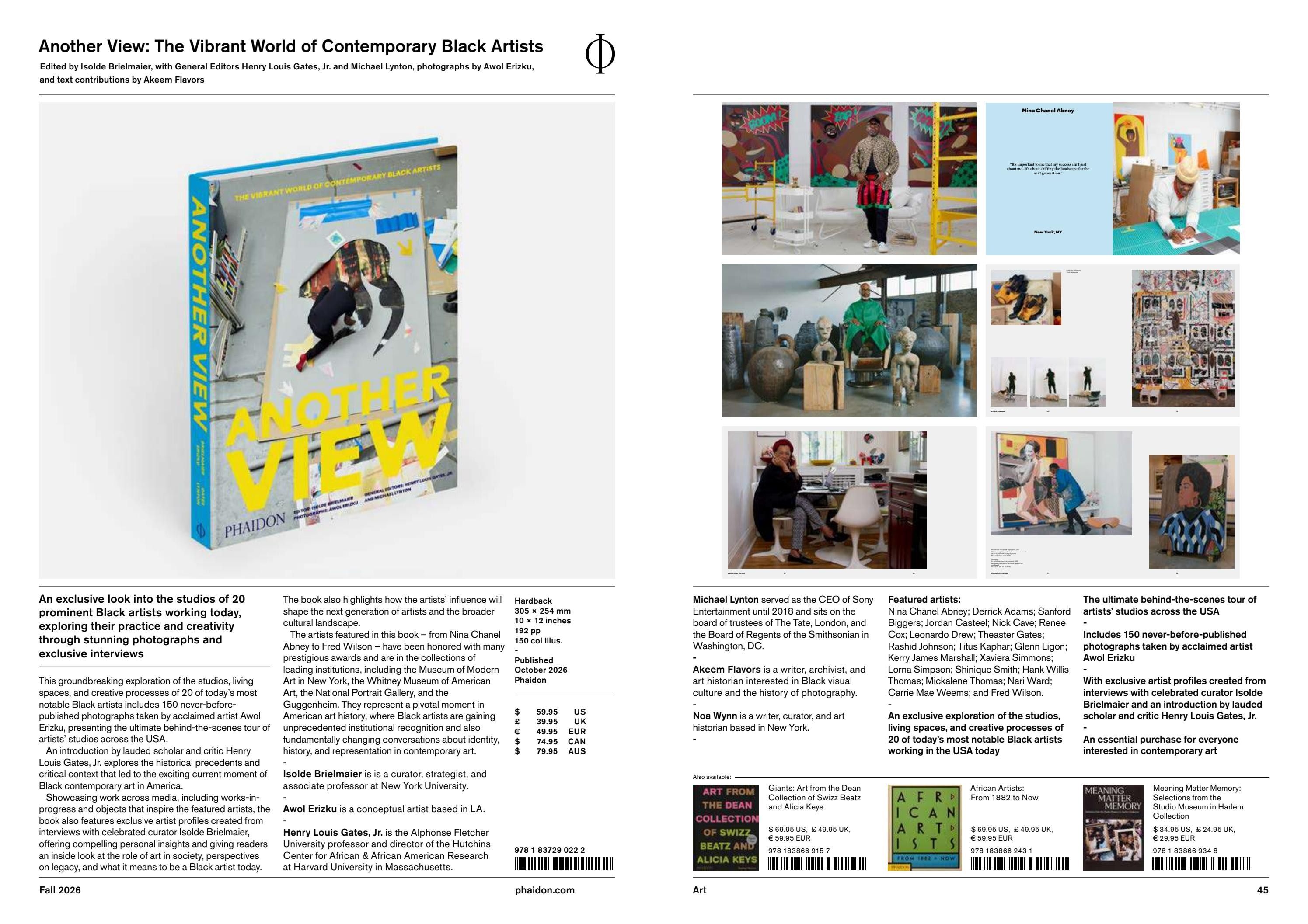 Phaidon Fall Book Catalog Weekly Ad January 1 - December 31, 2026