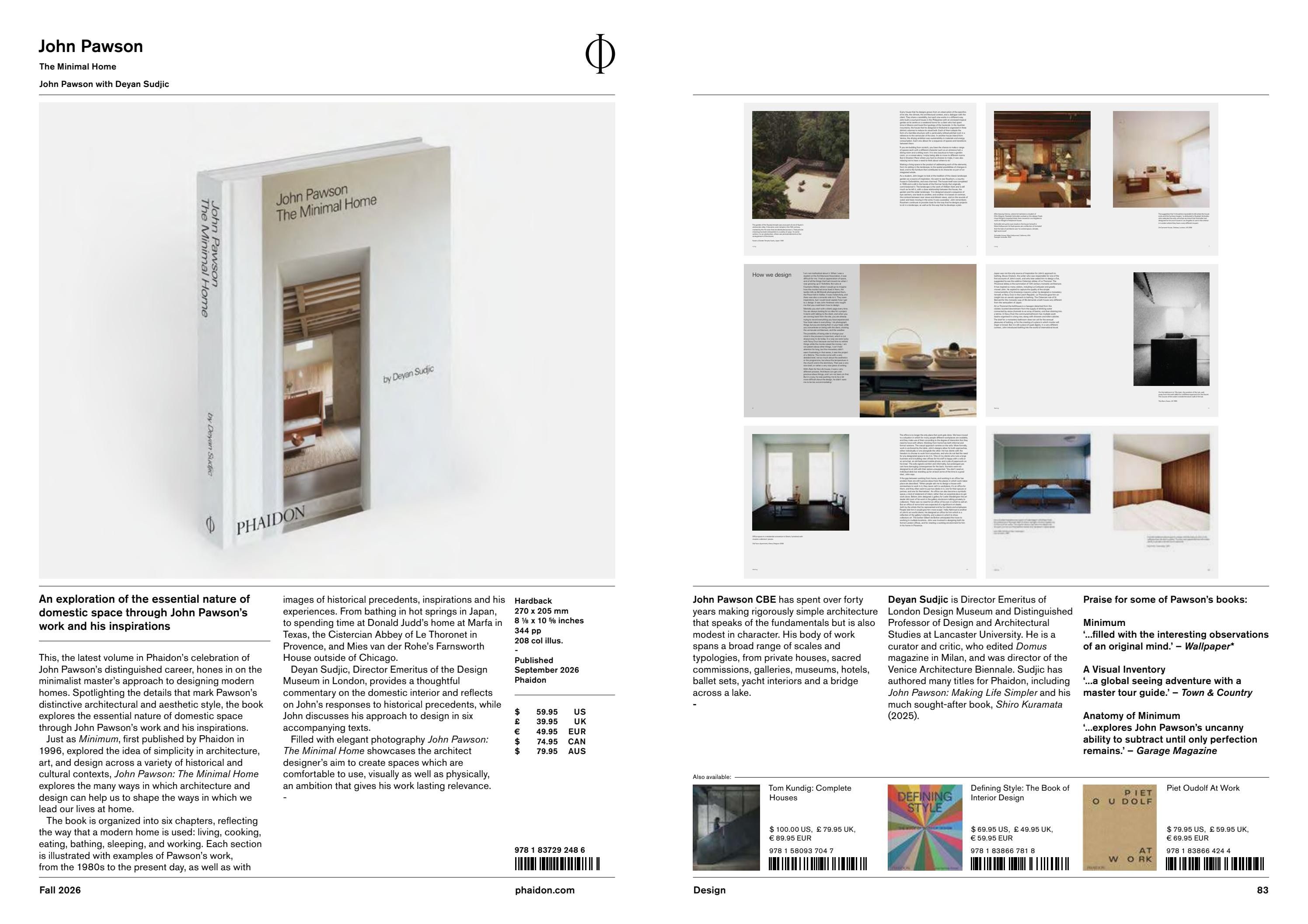 Phaidon Fall Book Catalog Weekly Ad January 1 - December 31, 2026