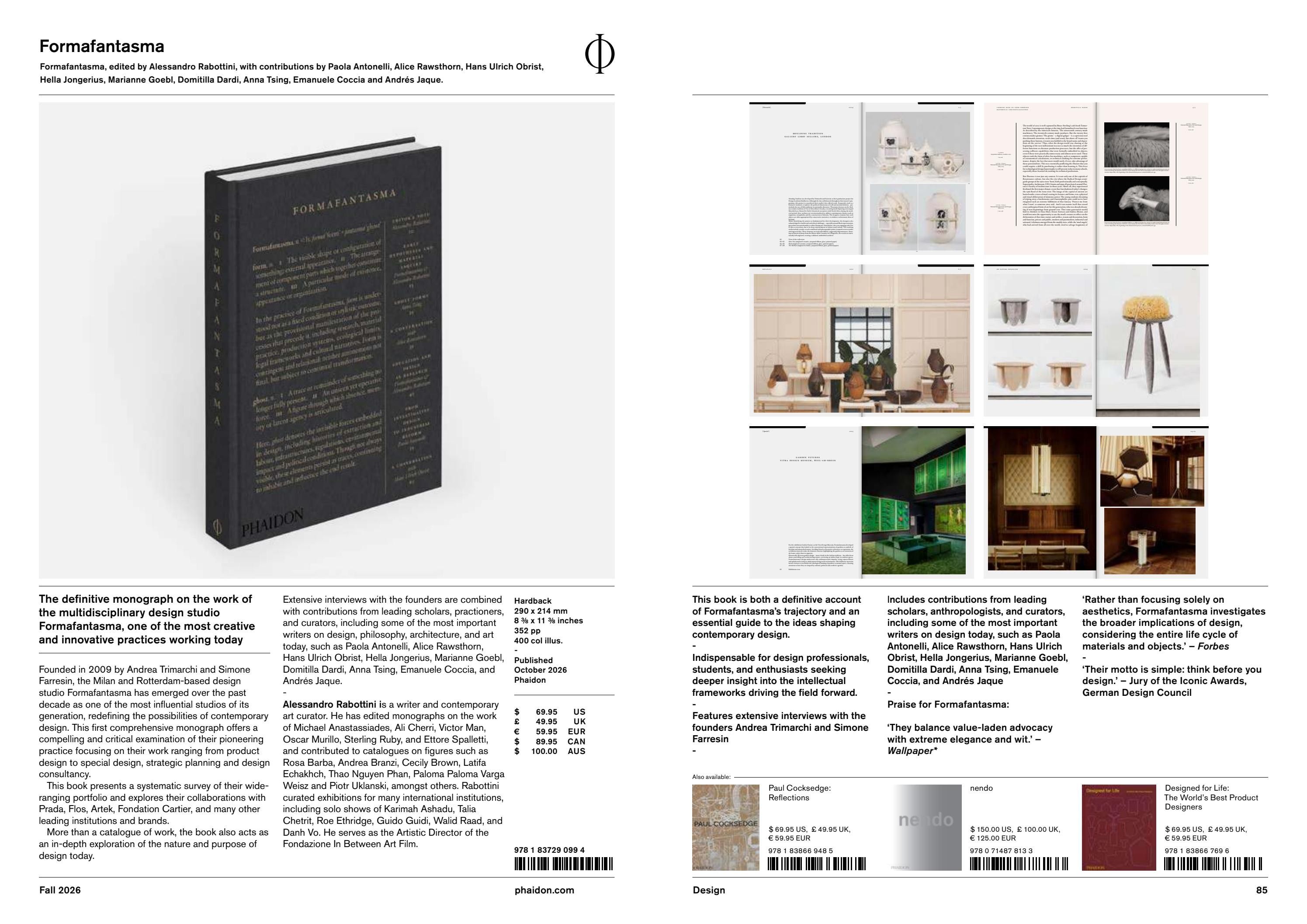 Phaidon Fall Book Catalog Weekly Ad January 1 - December 31, 2026