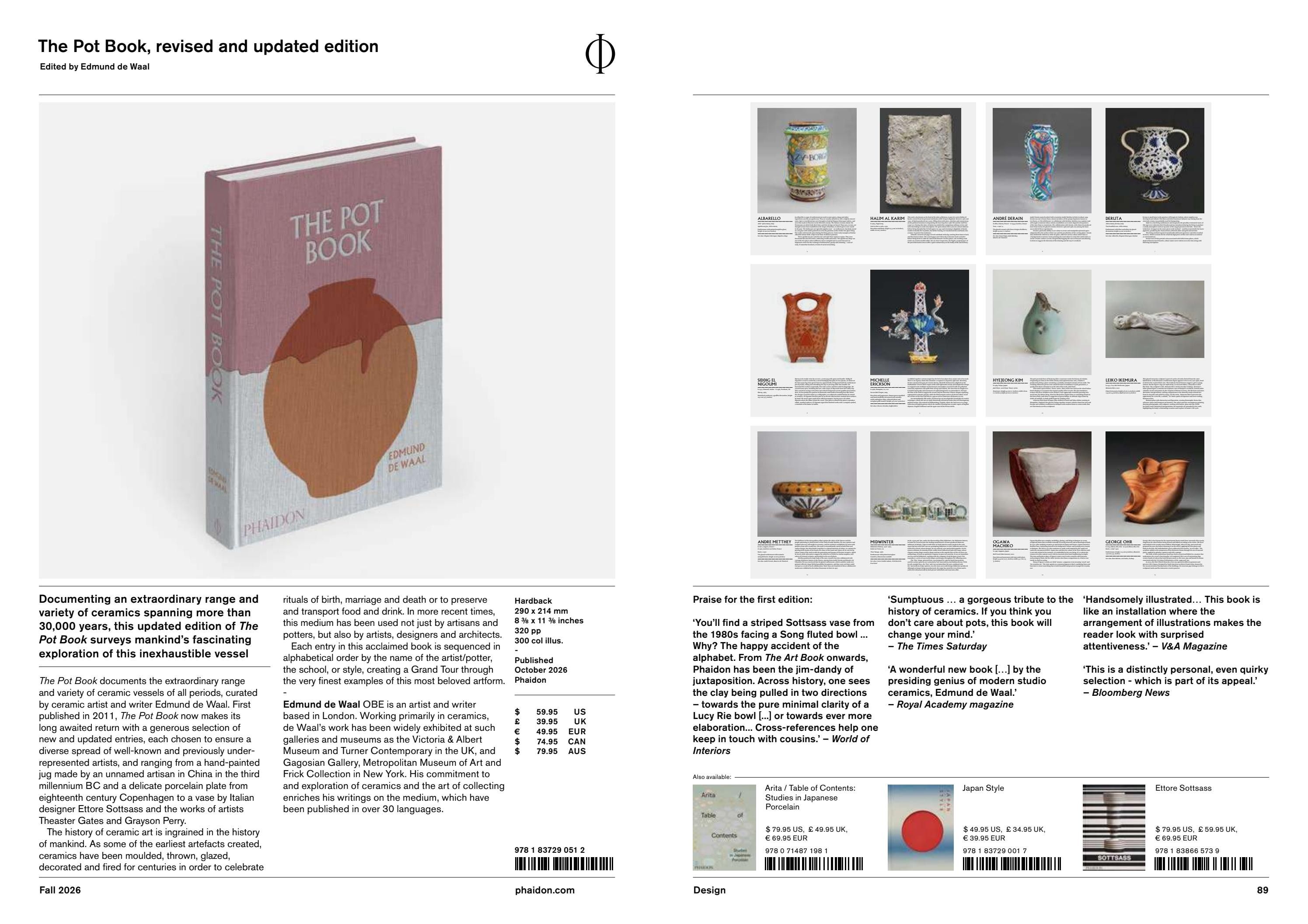 Phaidon Fall Book Catalog Weekly Ad January 1 - December 31, 2026