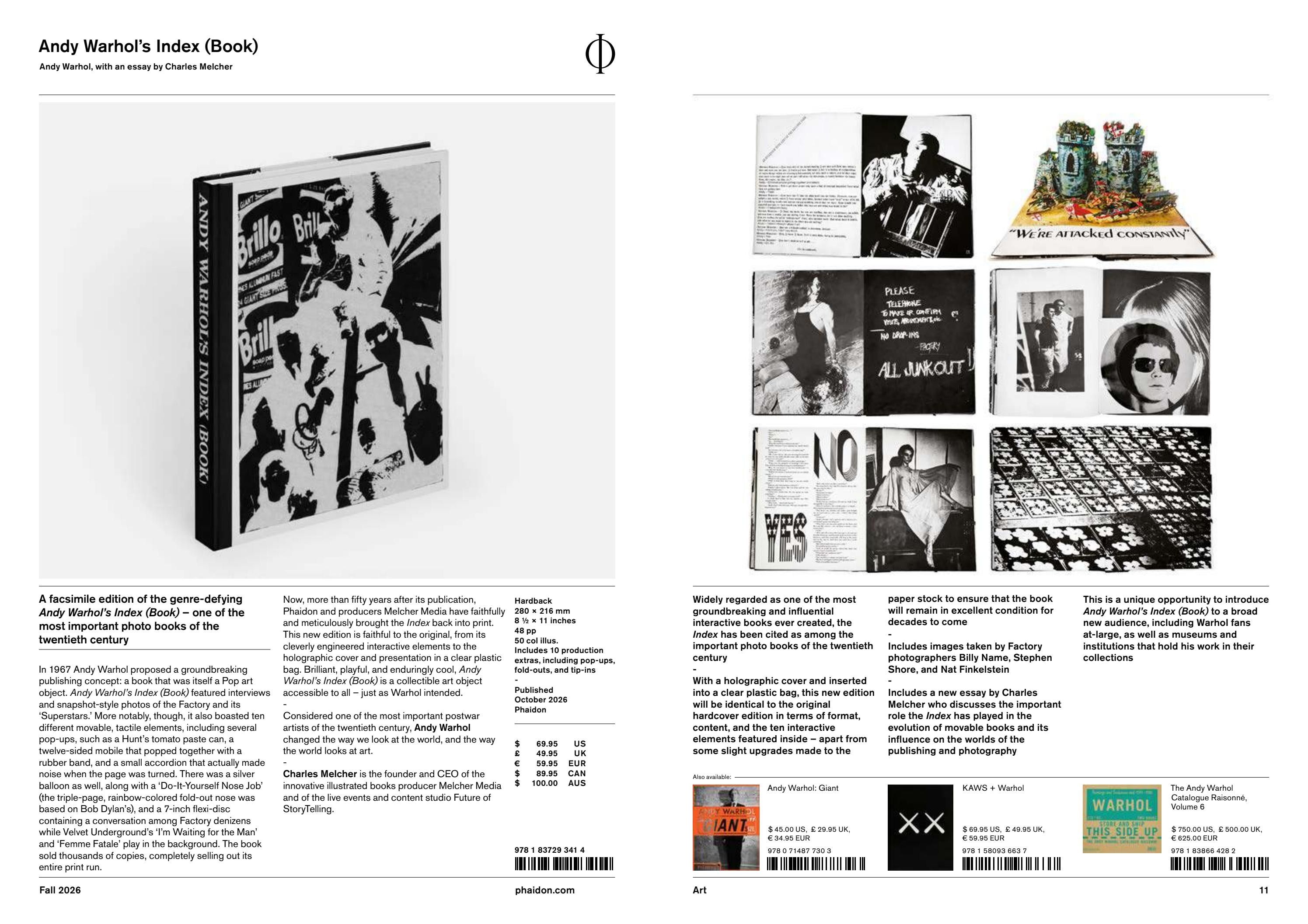 Phaidon Fall Book Catalog Weekly Ad January 1 - December 31, 2026