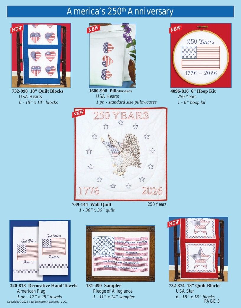 Jack Dempsey Needle Art Needle Art Catalog Weekly Ad January 1 - December 31, 2026