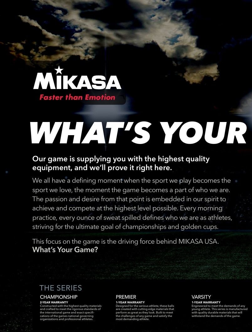 Mikasa Sports USA Sports Equipment Catalog Weekly Ad January 1 - December 31, 2026