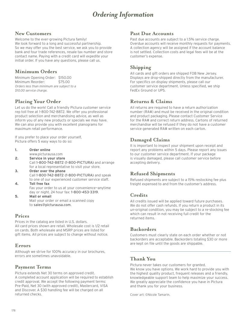 Pictura USA Everyday Cards Catalog Weekly Ad January 1 - December 31, 2026