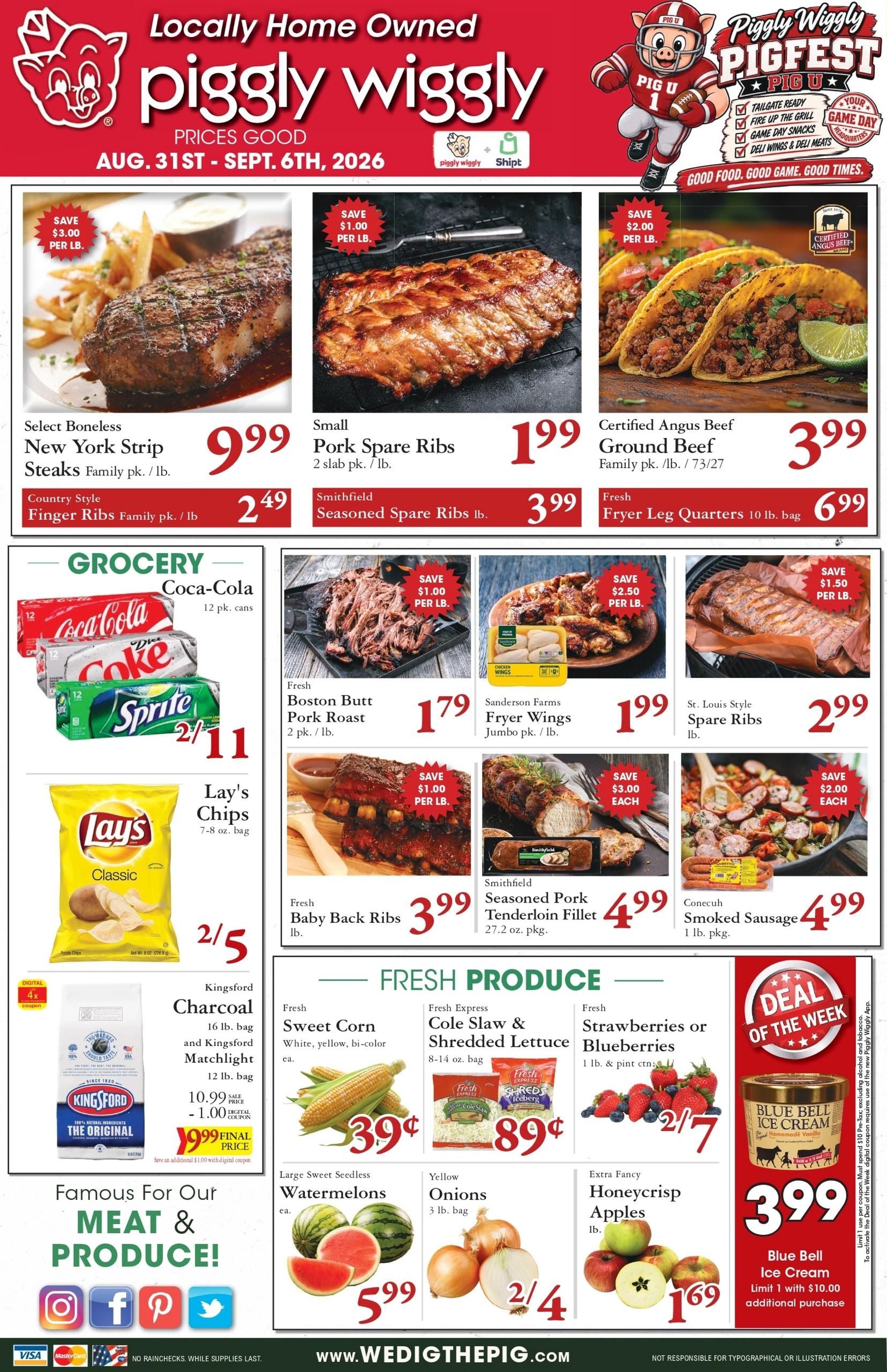 Piggly Wiggly Weekly Ad August 31 - September 6, 2026