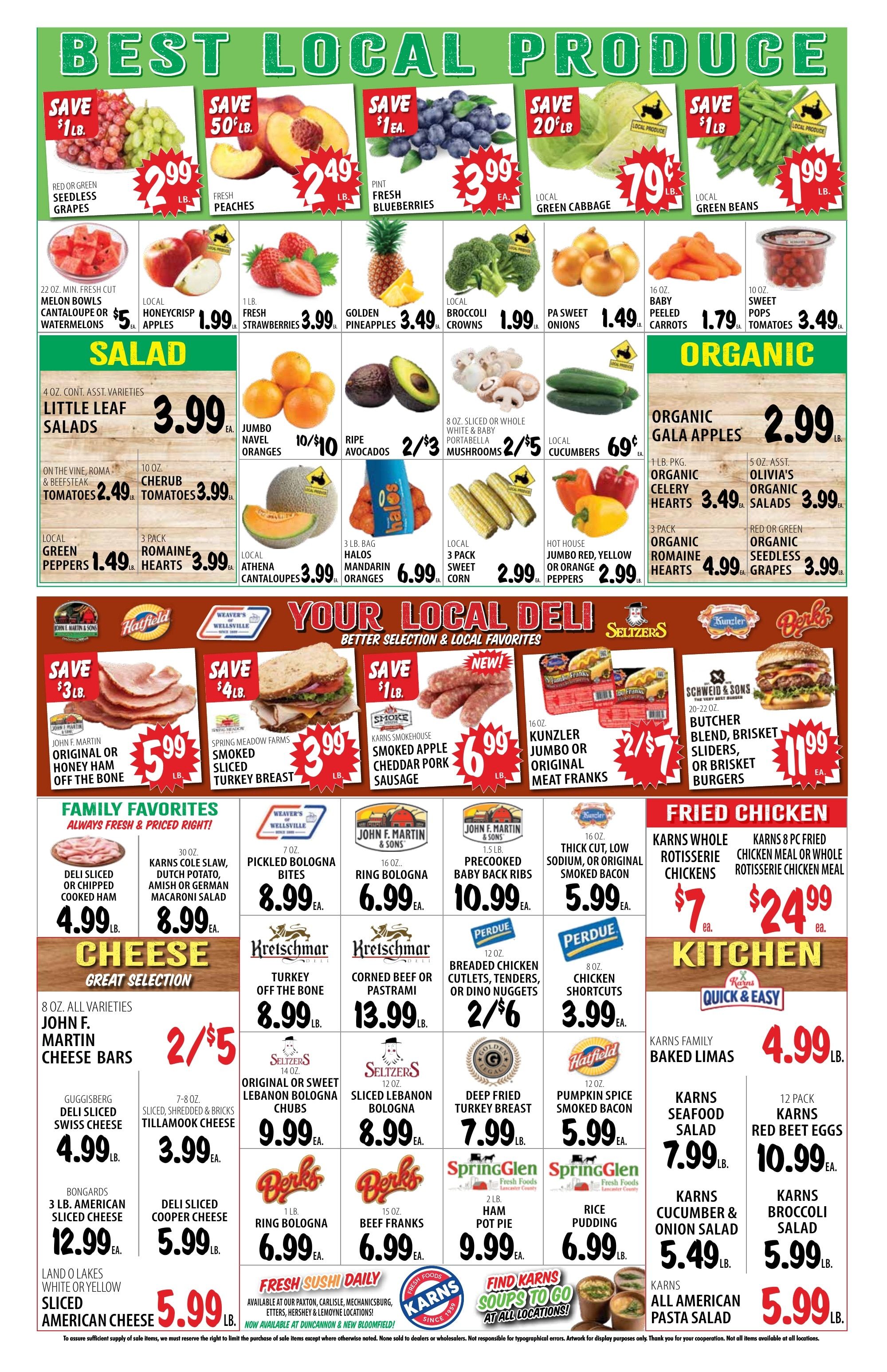Karns Foods Weekly Ad August 31 - September 7, 2026