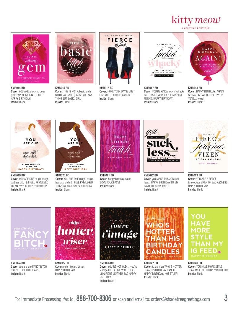 Kitty Meow Boutique Greeting Cards Catalog Weekly Ad January 1 - December 31, 2026