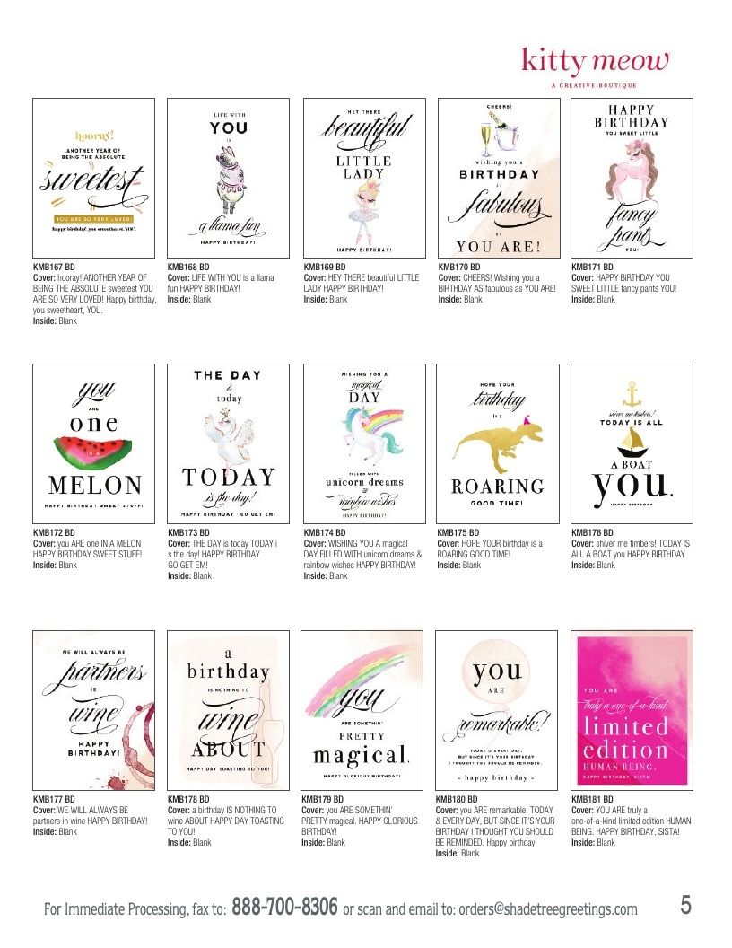 Kitty Meow Boutique Greeting Cards Catalog Weekly Ad January 1 - December 31, 2026