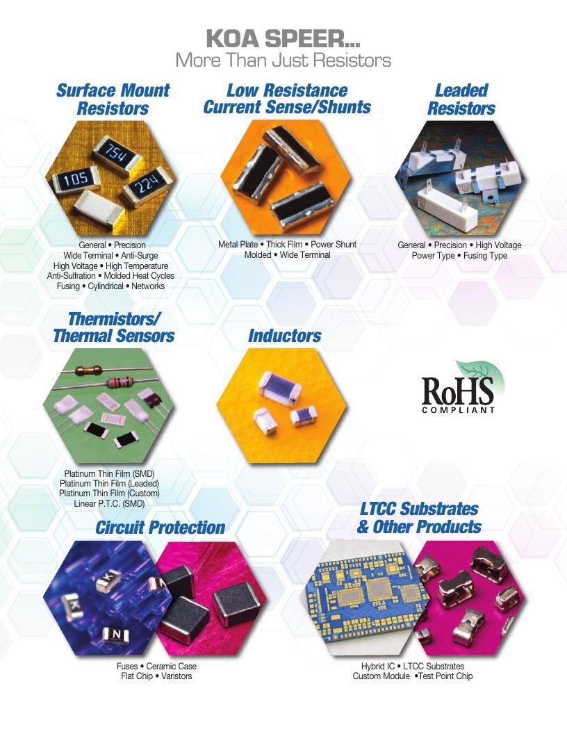 KOA Speer Electronics Electronic Components Catalog Weekly Ad January 1 - December 31, 2026