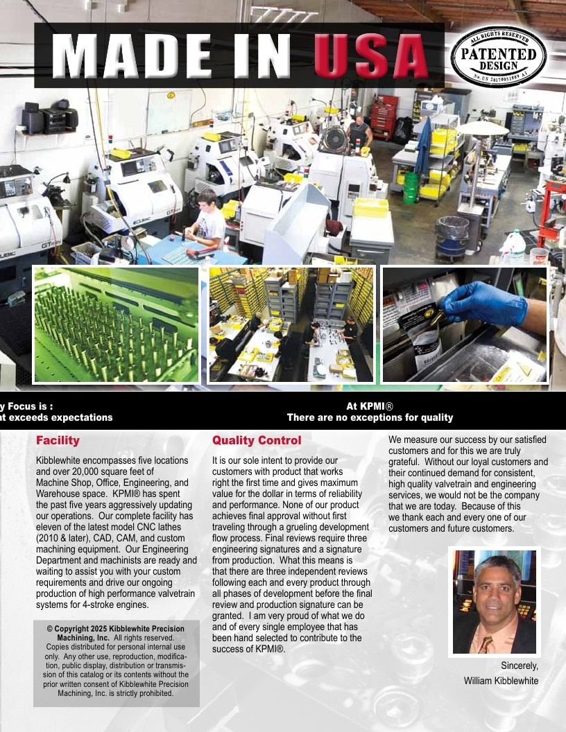 KPMI Engine Parts Catalog Weekly Ad January 1 - December 31, 2026