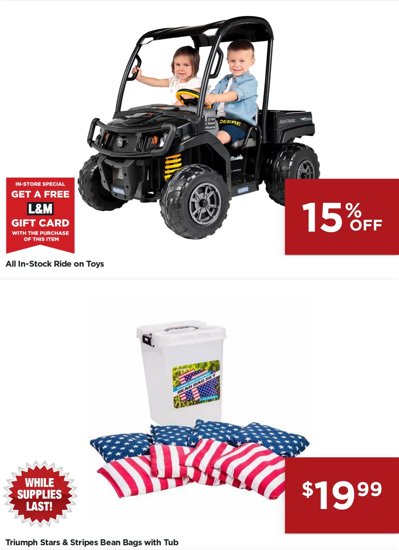 L&M Fleet Supply Weekly Ad August 30 - September 7, 2026