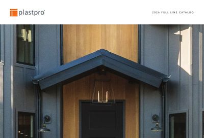 Plastpro Door Products Catalog Weekly Ad January 1 - December 31, 2026