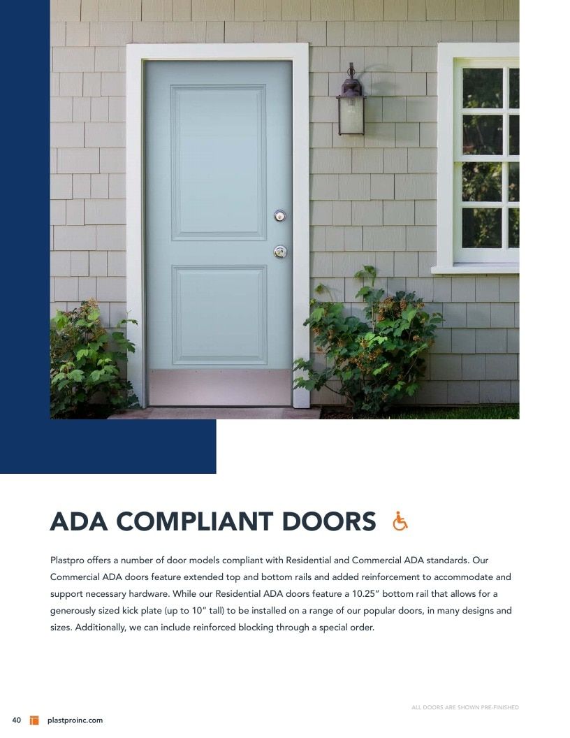 Plastpro Door Products Catalog Weekly Ad January 1 - December 31, 2026