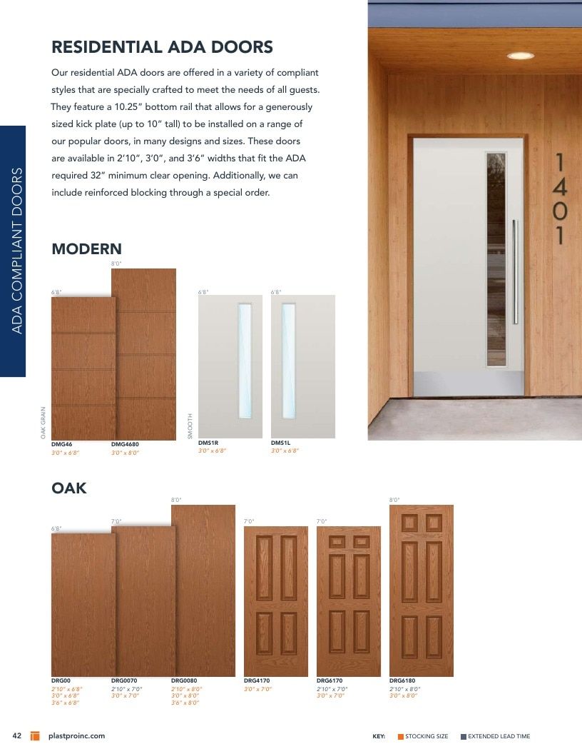 Plastpro Door Products Catalog Weekly Ad January 1 - December 31, 2026