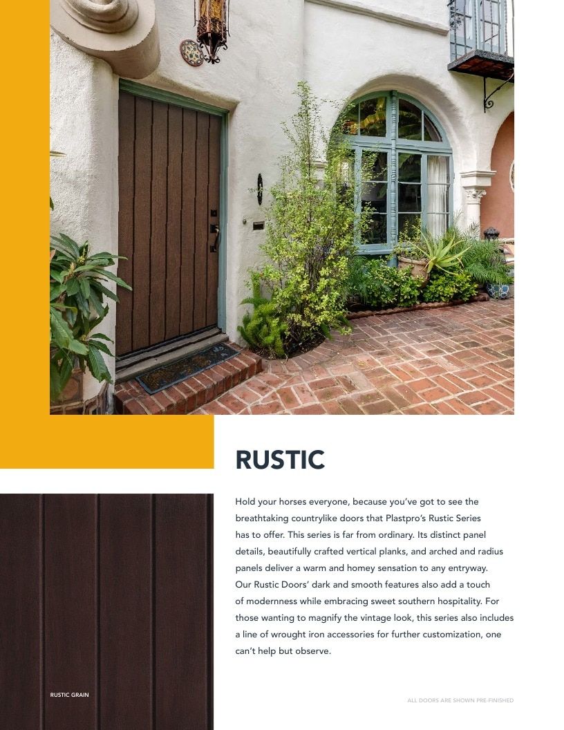 Plastpro Door Products Catalog Weekly Ad January 1 - December 31, 2026