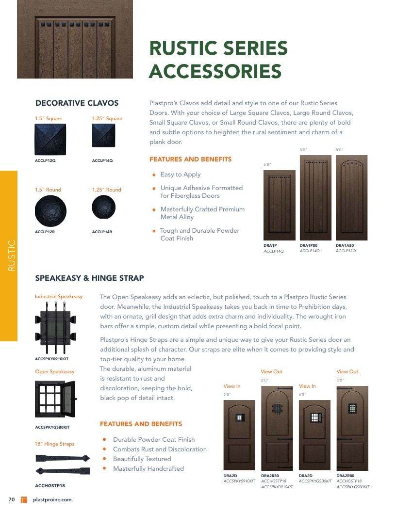 Plastpro Door Products Catalog Weekly Ad January 1 - December 31, 2026