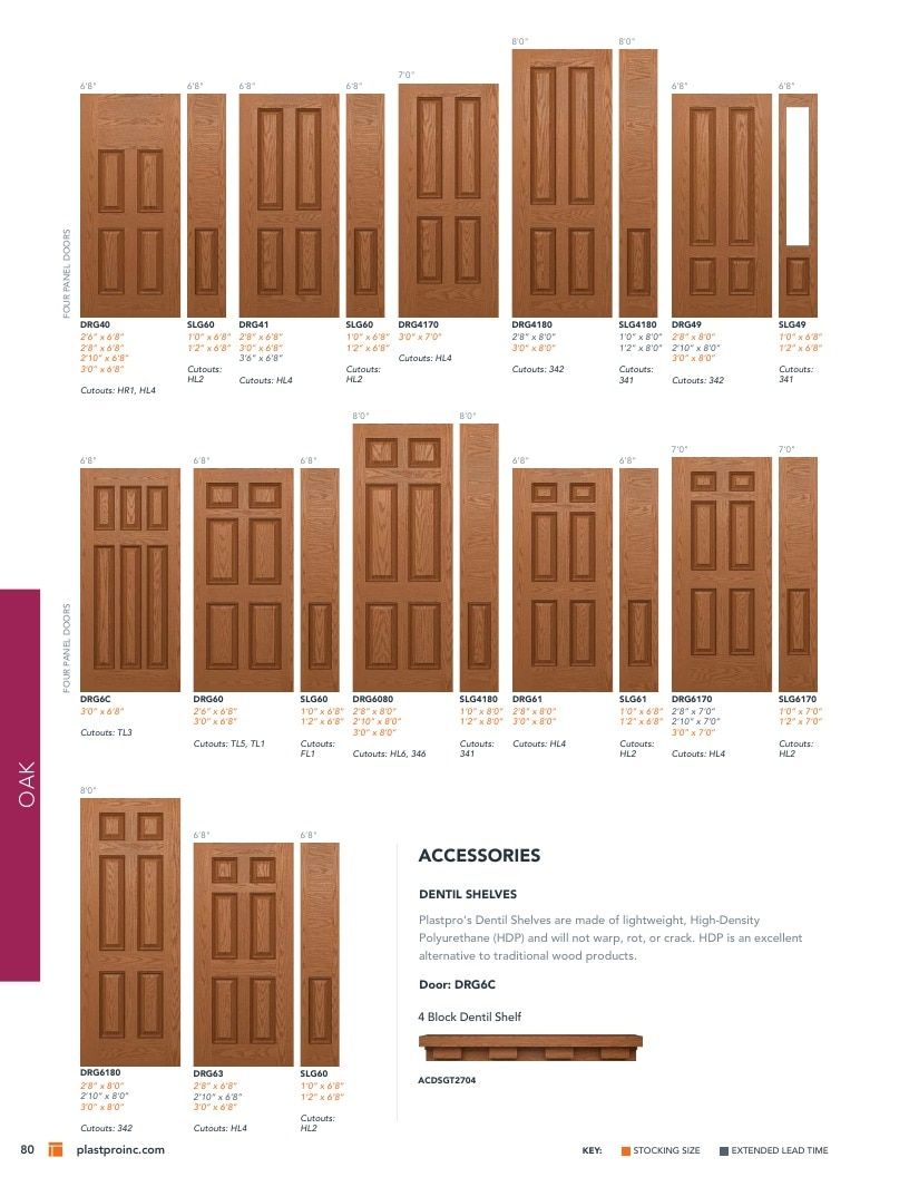 Plastpro Door Products Catalog Weekly Ad January 1 - December 31, 2026