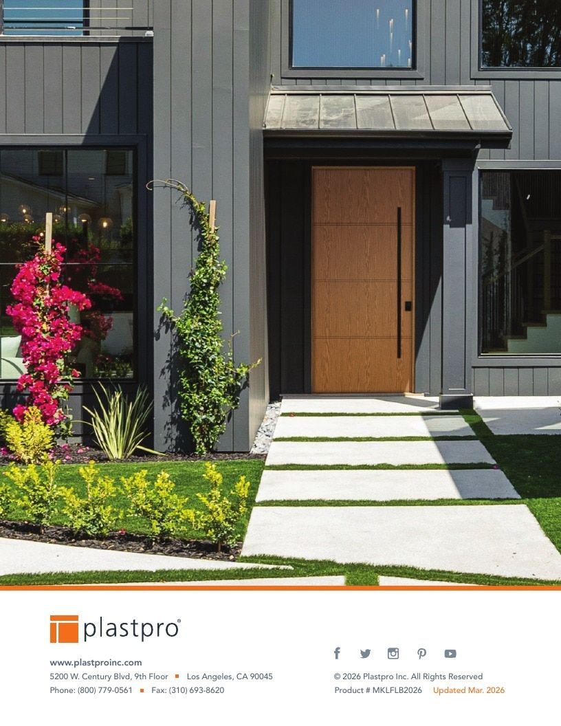Plastpro Door Products Catalog Weekly Ad January 1 - December 31, 2026