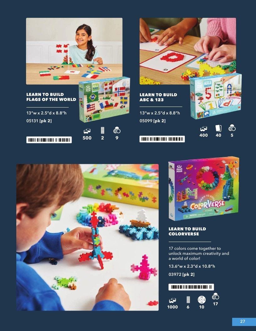 Plus-Plus USA Annual Construction Toys Catalog Weekly Ad January 1 - December 31, 2026