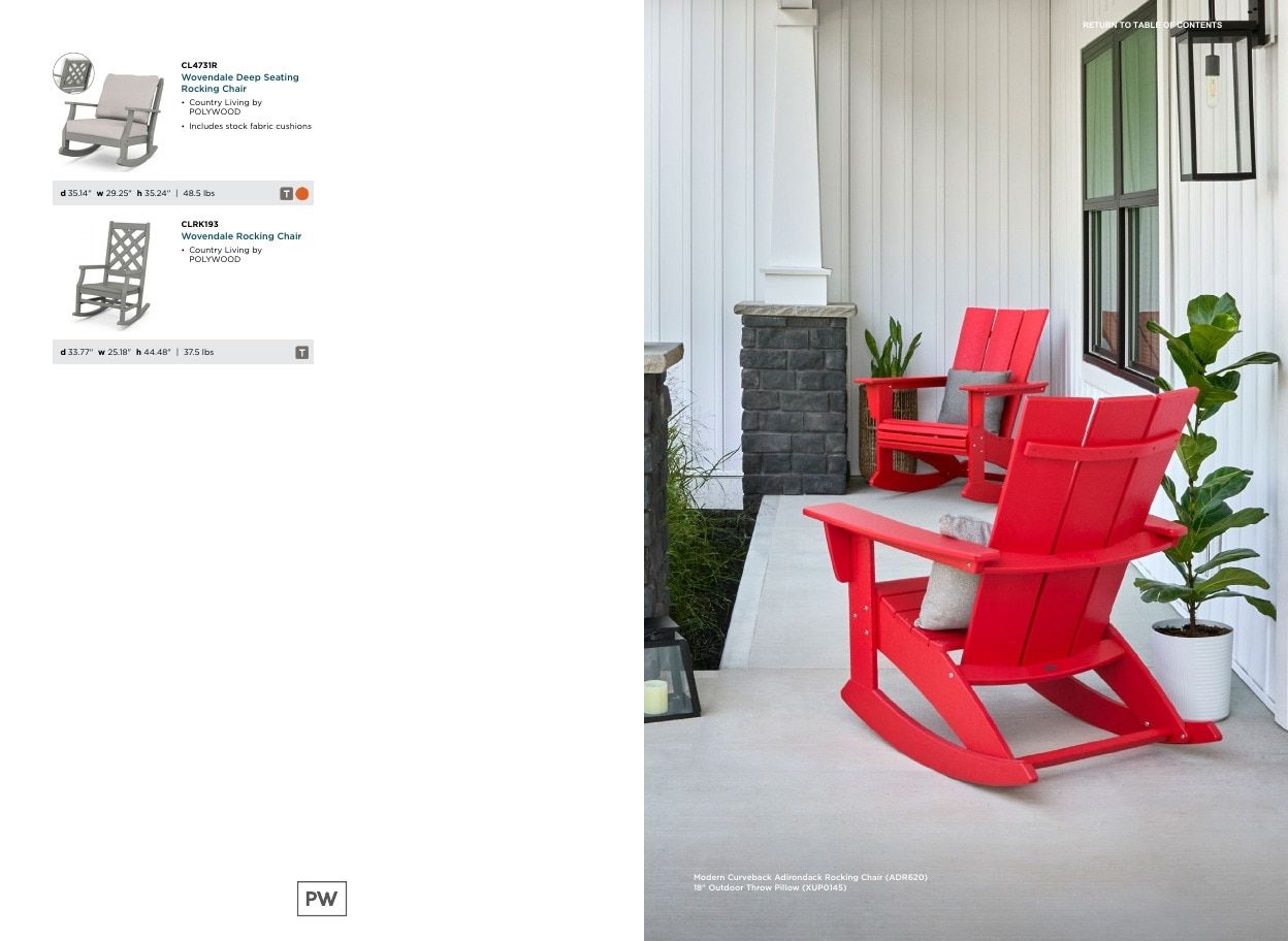 POLYWOOD Outdoor Furniture Catalog Weekly Ad January 1 - December 31, 2026