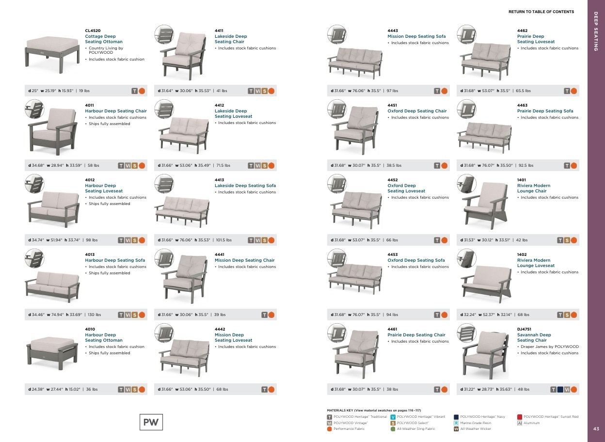 POLYWOOD Outdoor Furniture Catalog Weekly Ad January 1 - December 31, 2026