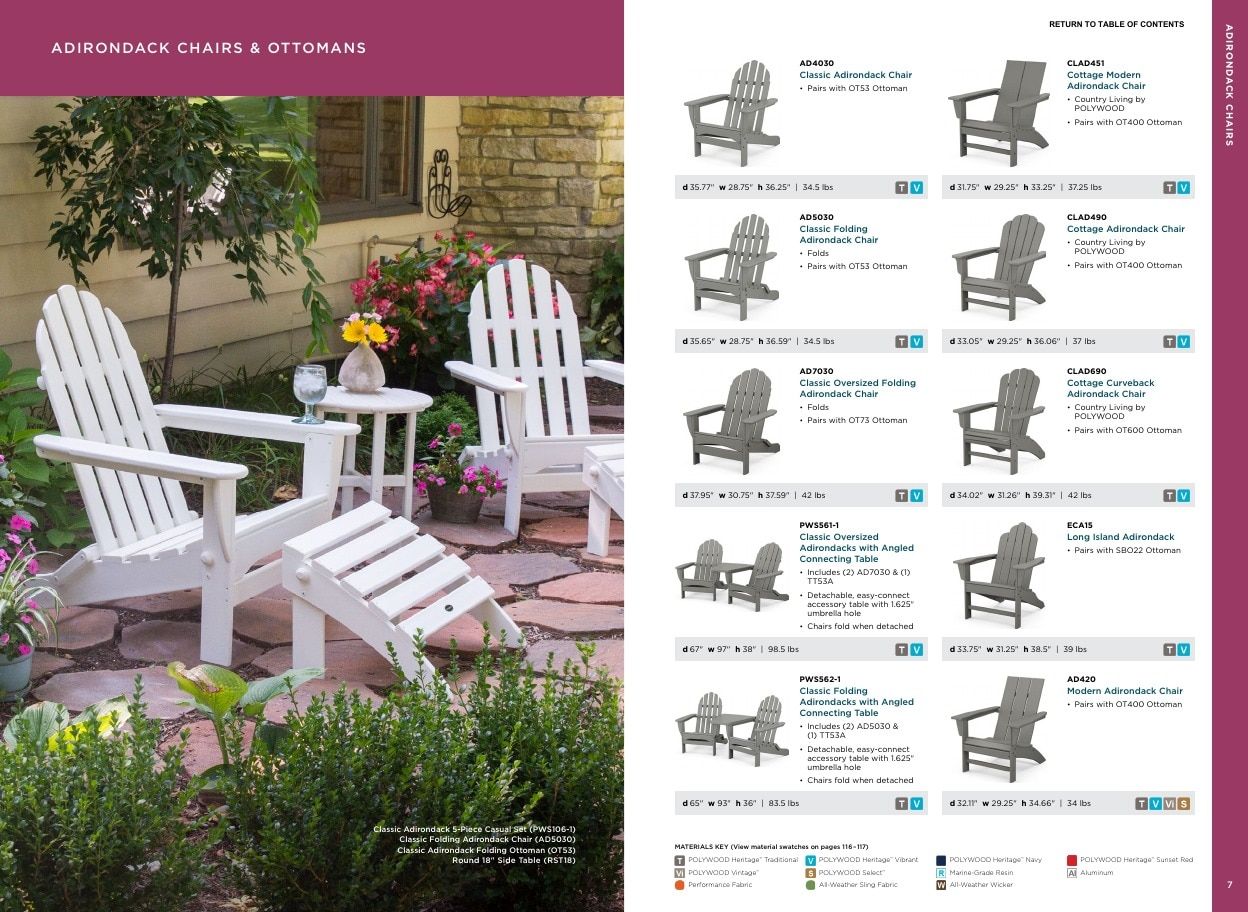 POLYWOOD Outdoor Furniture Catalog Weekly Ad January 1 - December 31, 2026