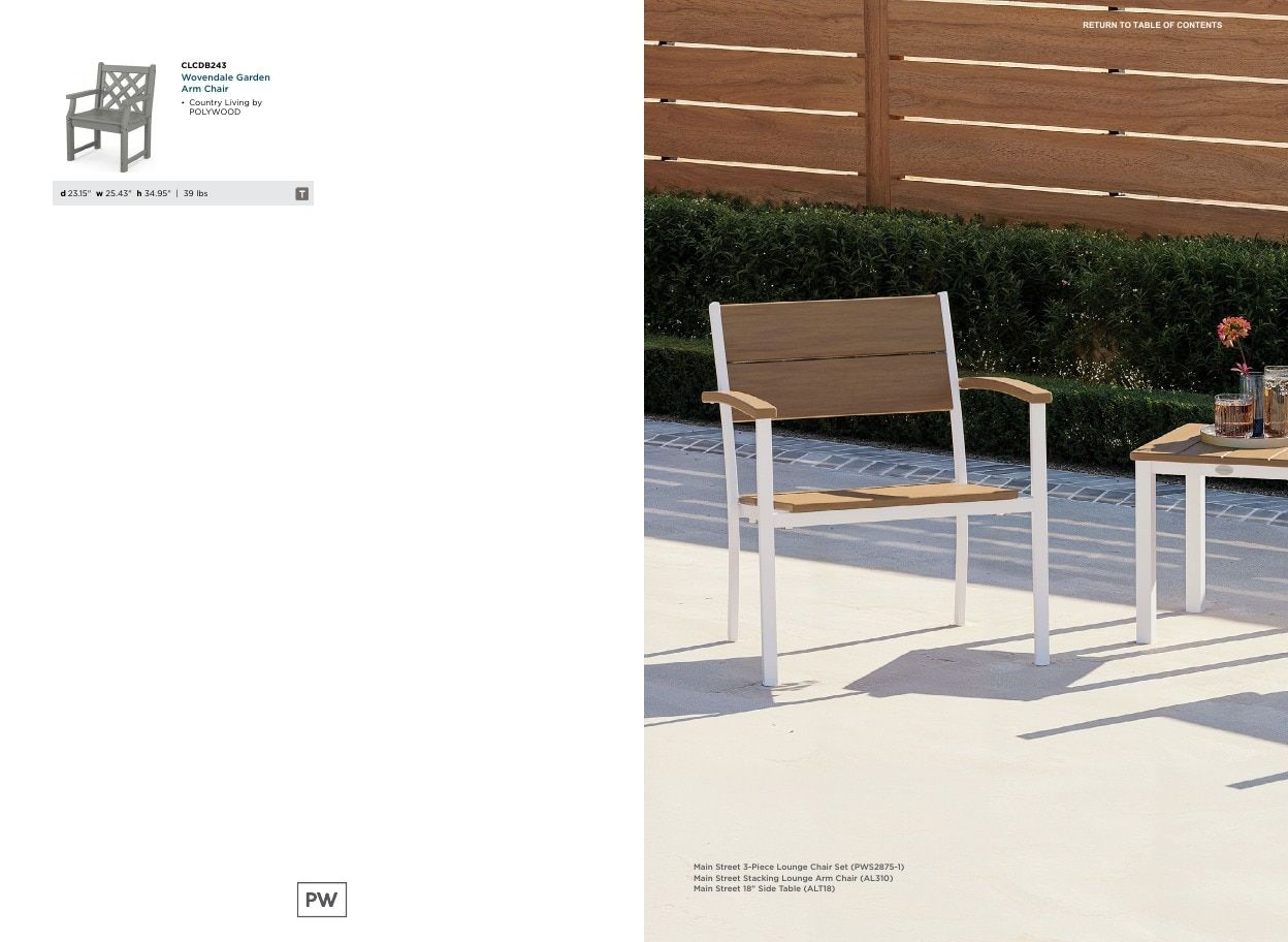 POLYWOOD Outdoor Furniture Catalog Weekly Ad January 1 - December 31, 2026