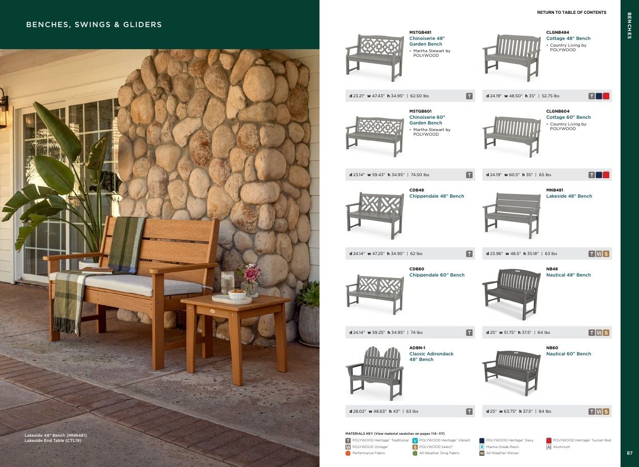 POLYWOOD Outdoor Furniture Catalog Weekly Ad January 1 - December 31, 2026