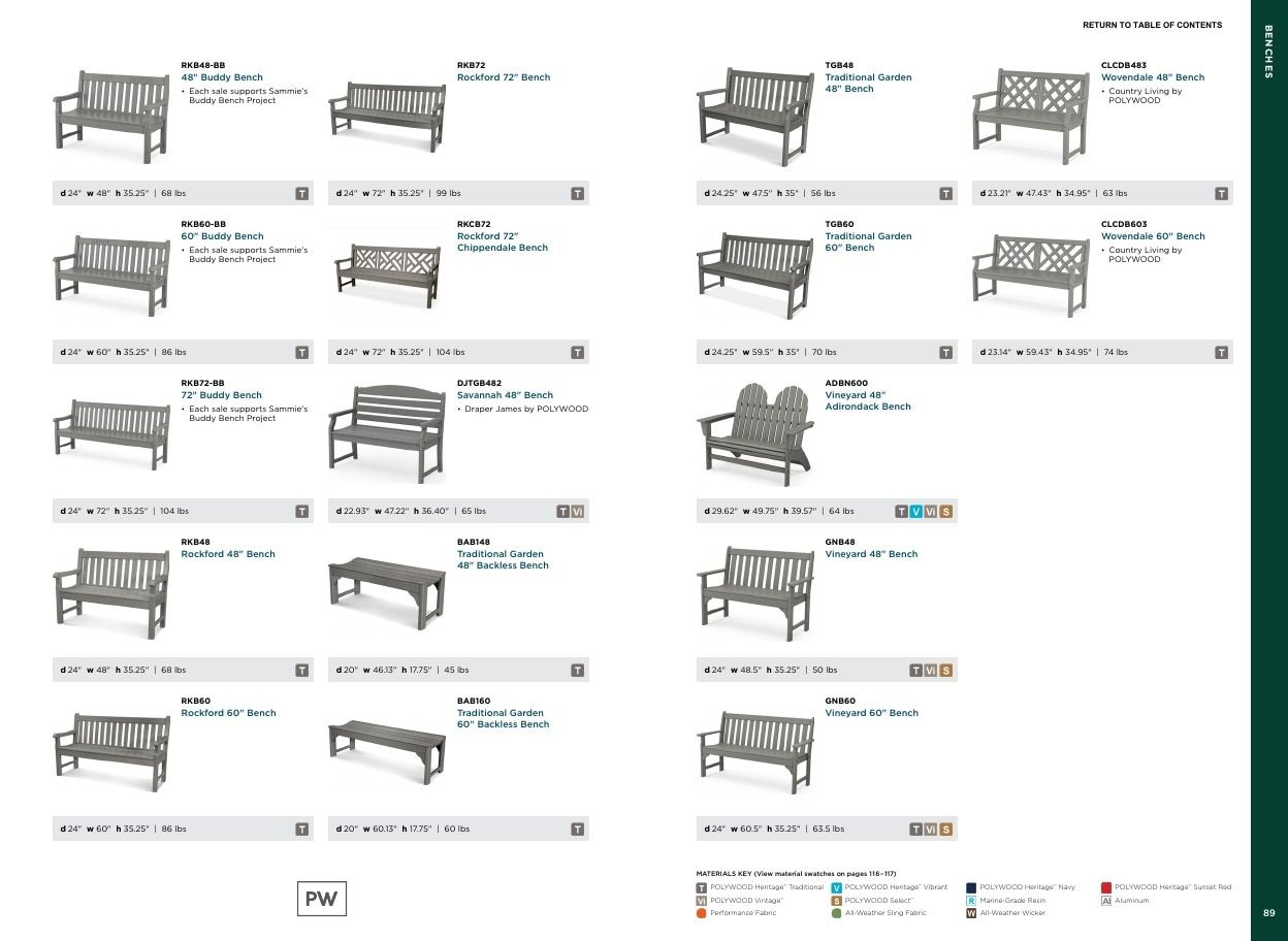 POLYWOOD Outdoor Furniture Catalog Weekly Ad January 1 - December 31, 2026