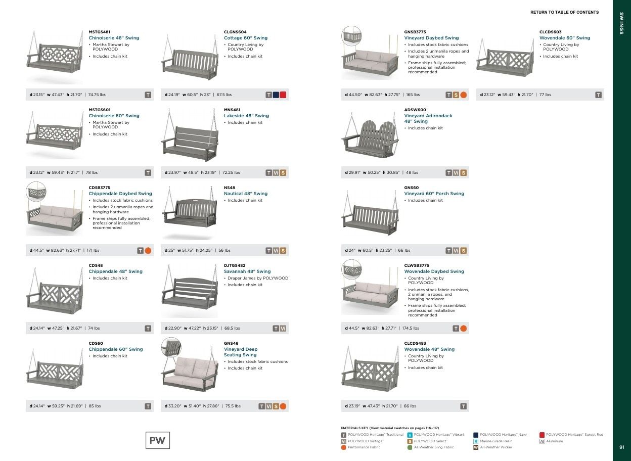 POLYWOOD Outdoor Furniture Catalog Weekly Ad January 1 - December 31, 2026