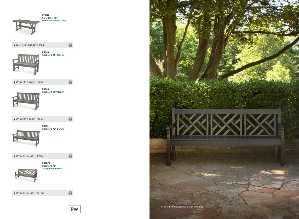 POLYWOOD Outdoor Furniture Catalog Weekly Ad January 1 - December 31, 2026