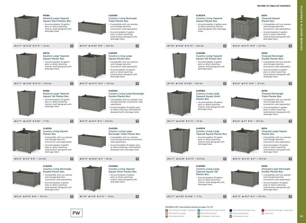 POLYWOOD Outdoor Furniture Catalog Weekly Ad January 1 - December 31, 2026