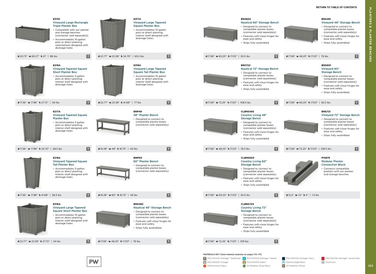 POLYWOOD Outdoor Furniture Catalog Weekly Ad January 1 - December 31, 2026