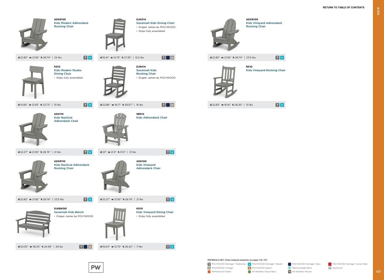 POLYWOOD Outdoor Furniture Catalog Weekly Ad January 1 - December 31, 2026