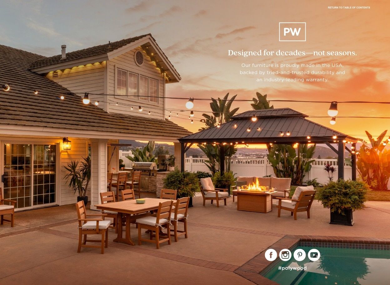 POLYWOOD Outdoor Furniture Catalog Weekly Ad January 1 - December 31, 2026