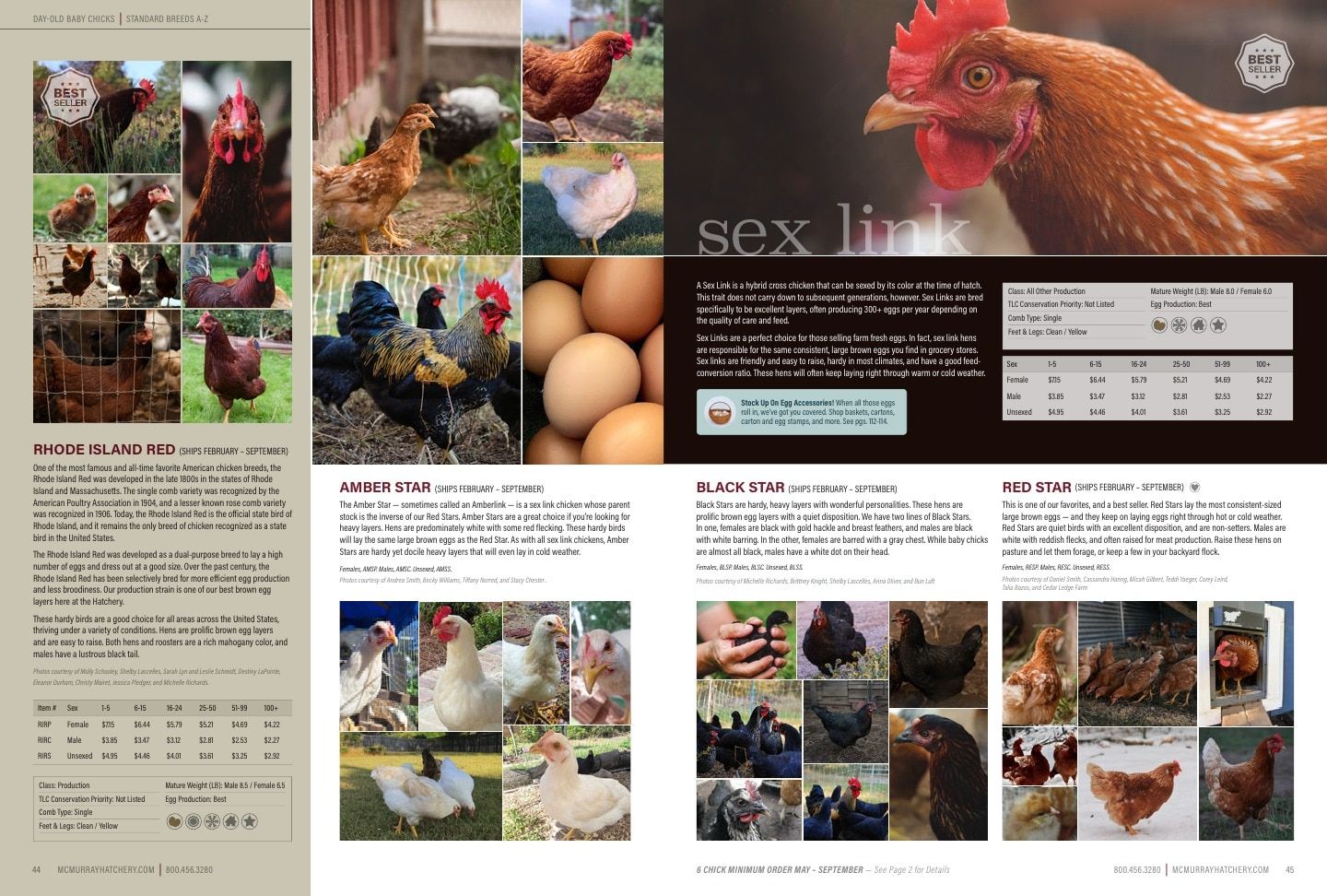 Murray McMurray Hatchery Poultry Catalog Weekly Ad January 1 - December 31, 2026