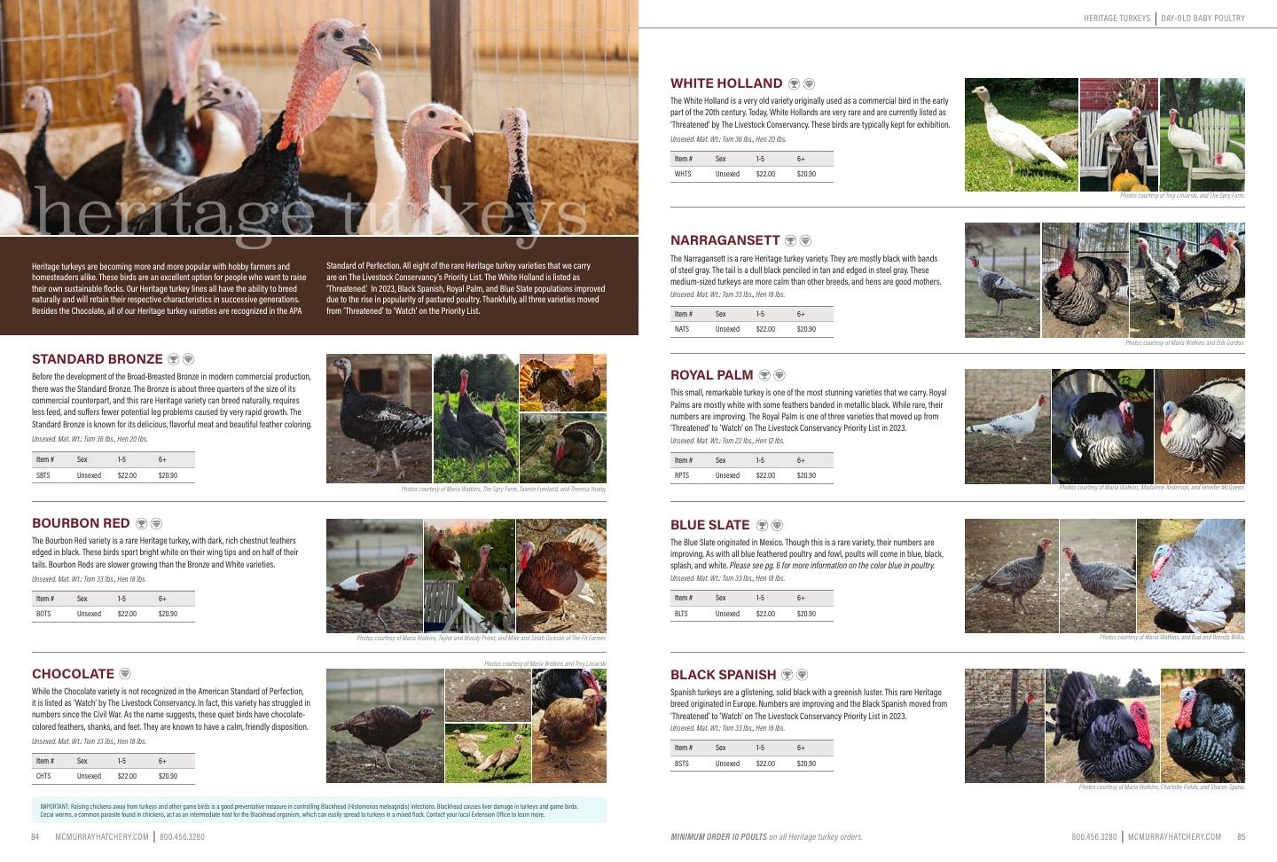 Murray McMurray Hatchery Poultry Catalog Weekly Ad January 1 - December 31, 2026