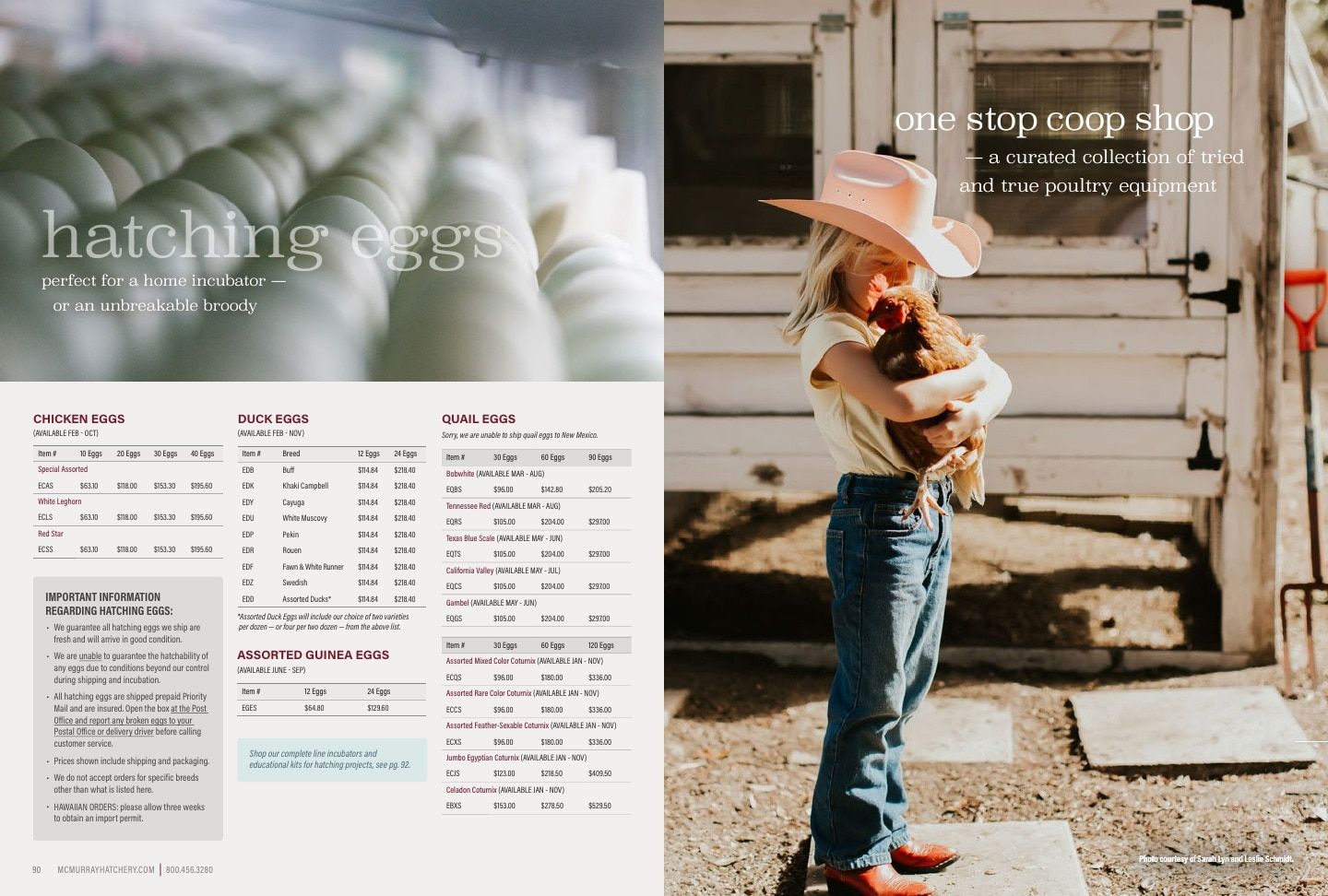 Murray McMurray Hatchery Poultry Catalog Weekly Ad January 1 - December 31, 2026