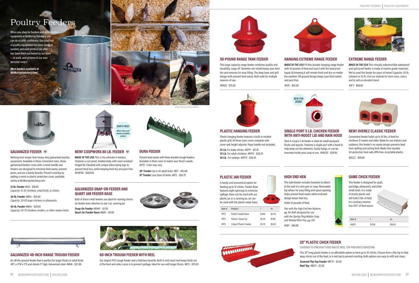 Murray McMurray Hatchery Poultry Catalog Weekly Ad January 1 - December 31, 2026
