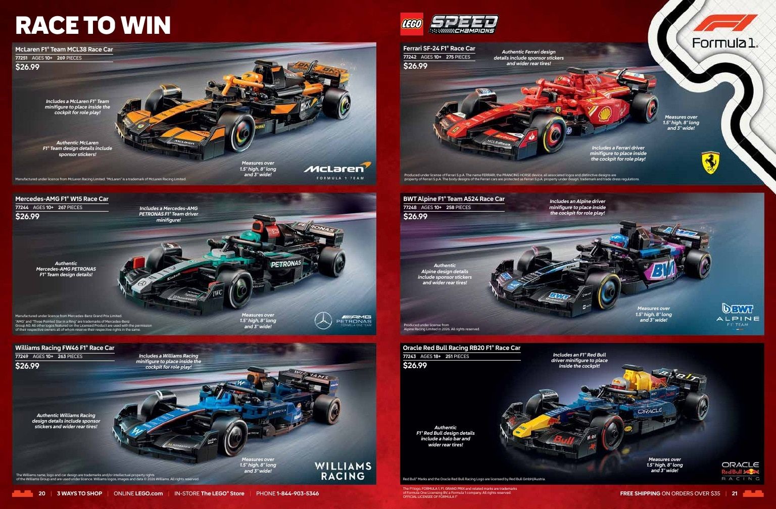 LEGO Spring Toy Catalog Weekly Ad January 1 - December 31, 2026