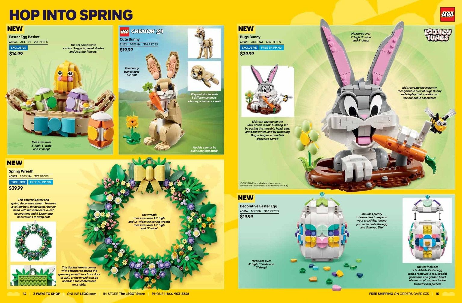 LEGO Spring Toy Catalog Weekly Ad January 1 - December 31, 2026