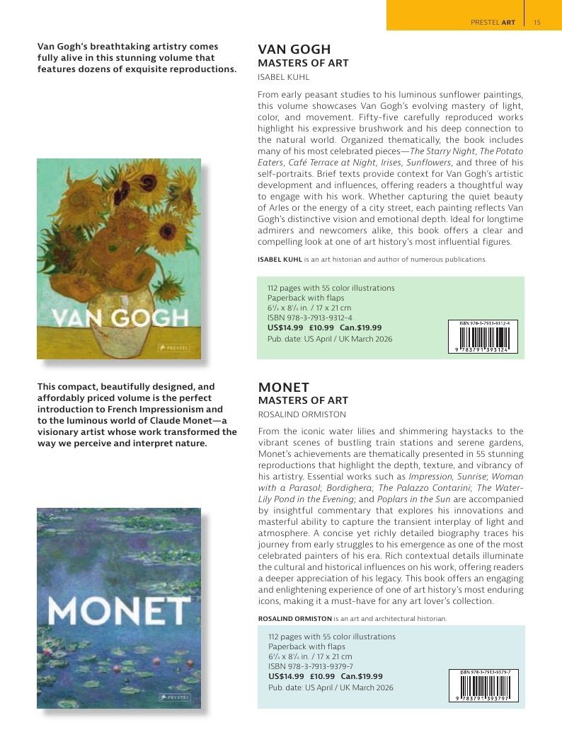 Prestel Art Books Catalog Weekly Ad January 1 - December 31, 2026