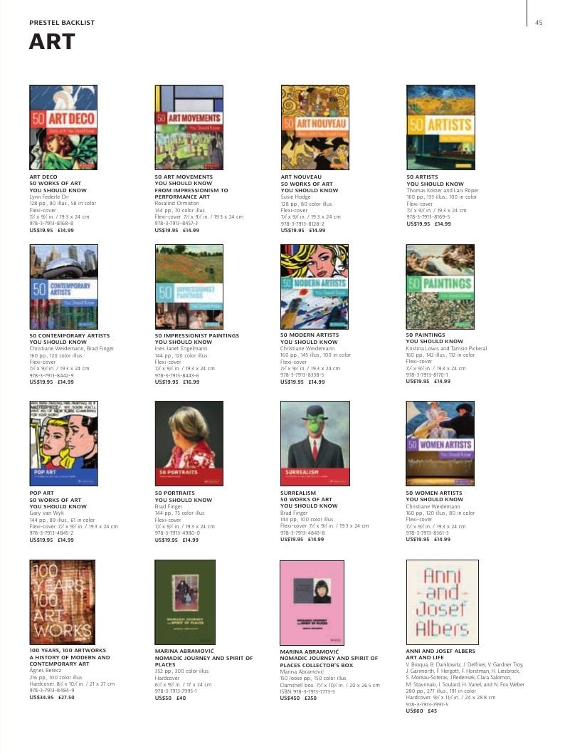 Prestel Art Books Catalog Weekly Ad January 1 - December 31, 2026