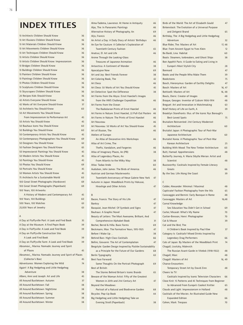 Prestel Art Books Catalog Weekly Ad January 1 - December 31, 2026