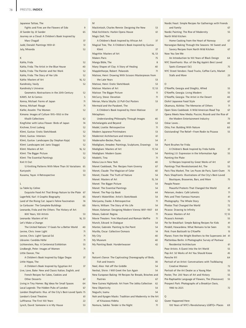 Prestel Art Books Catalog Weekly Ad January 1 - December 31, 2026