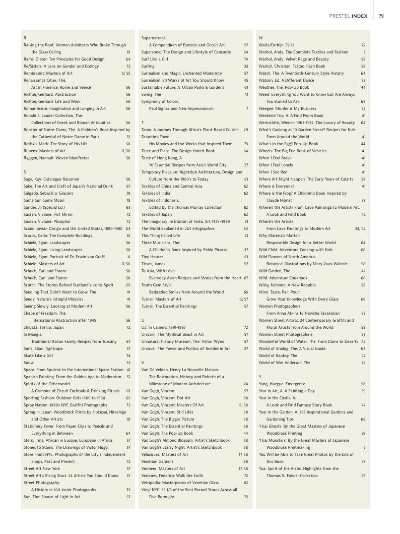 Prestel Art Books Catalog Weekly Ad January 1 - December 31, 2026