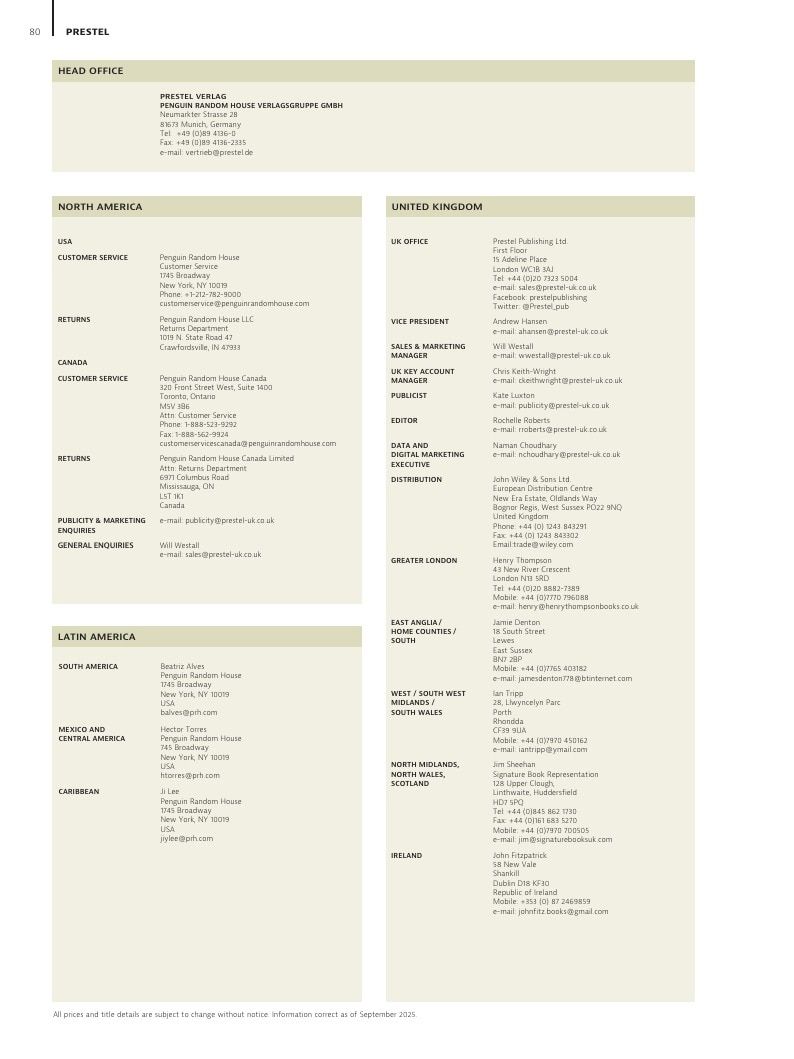 Prestel Art Books Catalog Weekly Ad January 1 - December 31, 2026