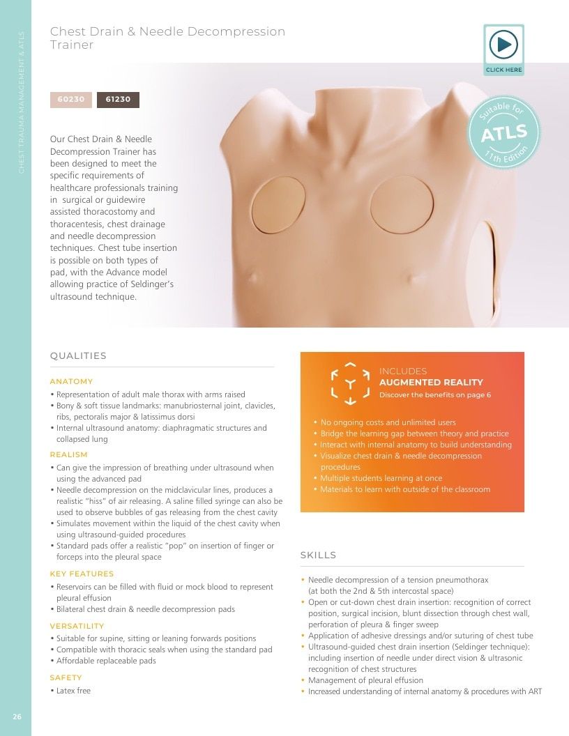 Limbs & Things USA Medical Simulation Catalog Weekly Ad January 1 - December 31, 2026