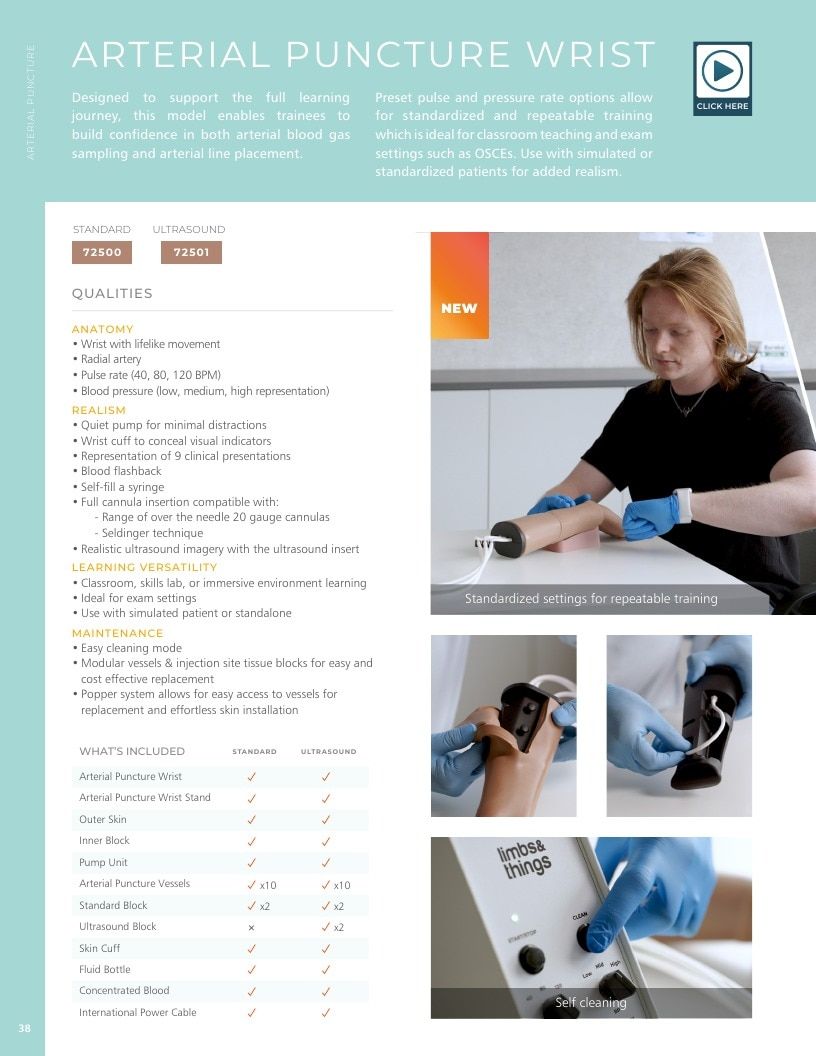 Limbs & Things USA Medical Simulation Catalog Weekly Ad January 1 - December 31, 2026